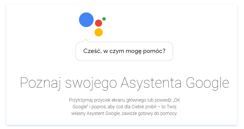 asystent Google